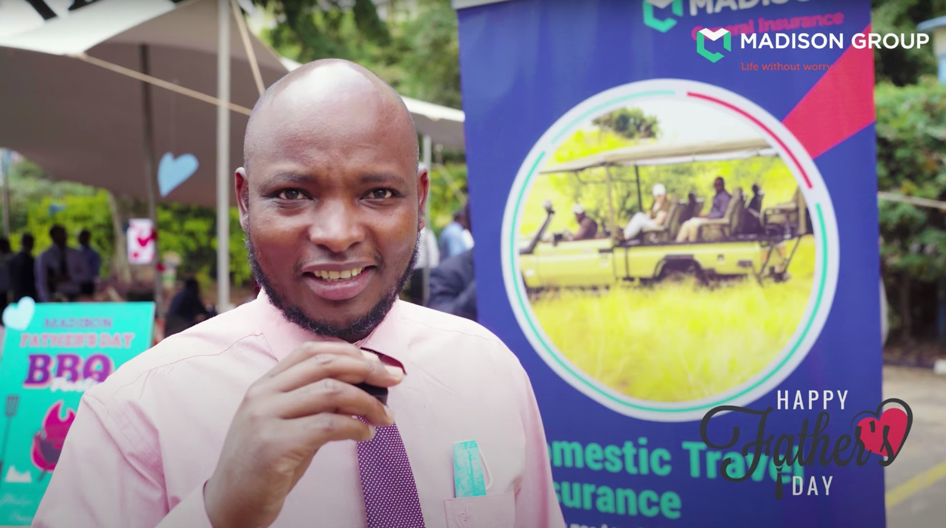 Gentleman at the 2023 Madison father's day BBQ