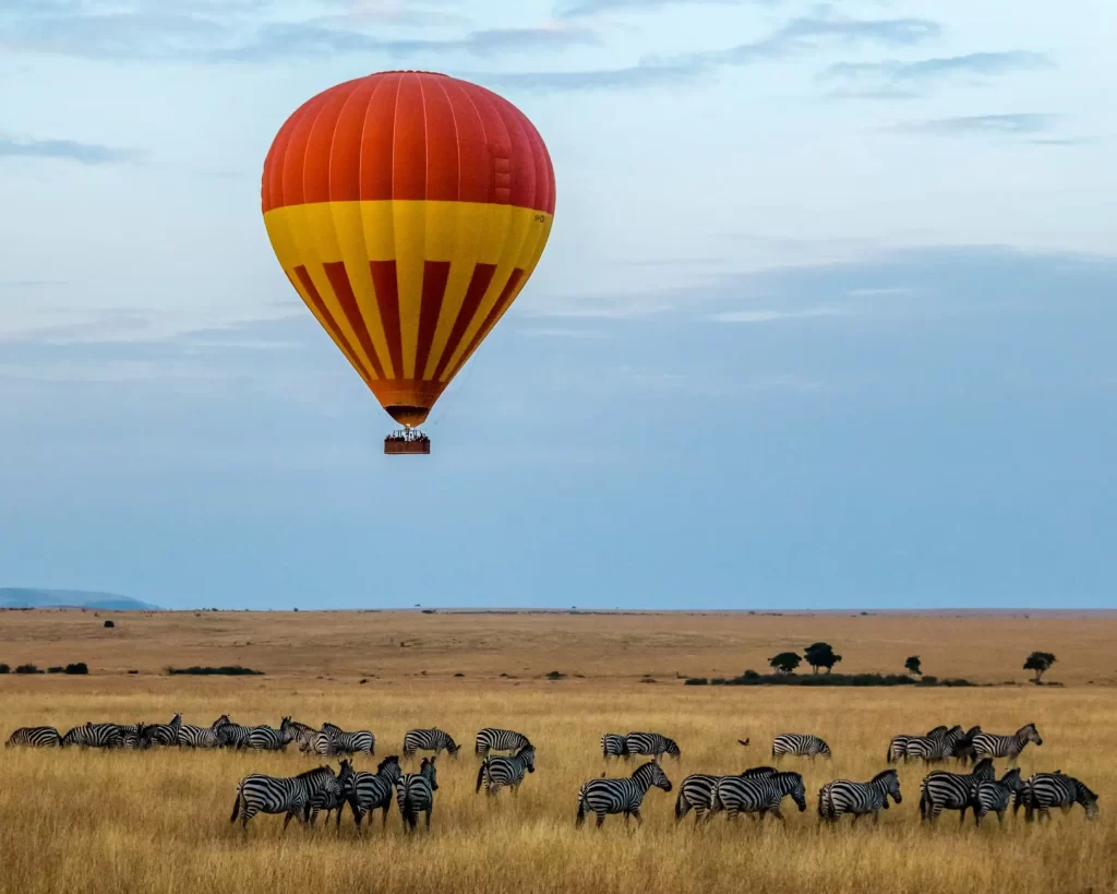 Hot air ballooning in Maasai Mara Reserve | Madison Domestic travel Insurance